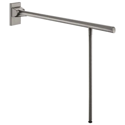 511963C Be-Line drop-down support rail with leg, L. 850mm, anthracite
