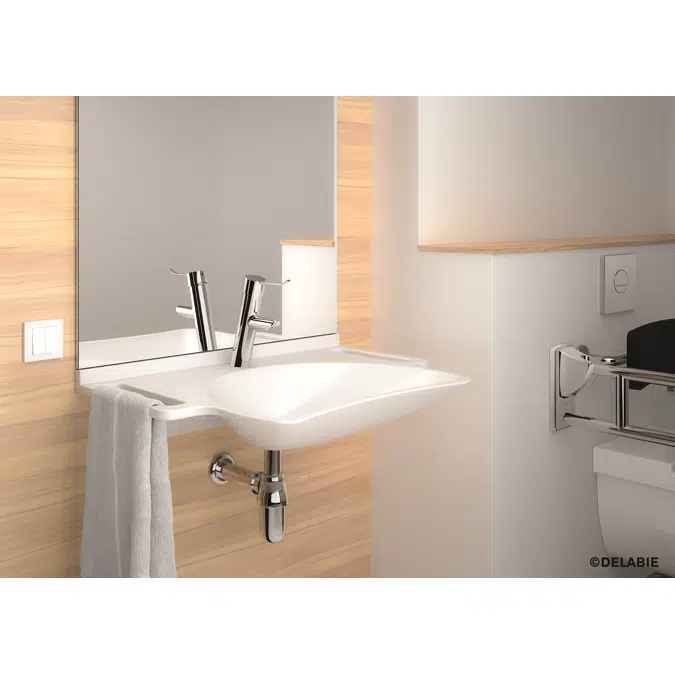 132306 Wall mounted MINERALCAST PMR washbasin