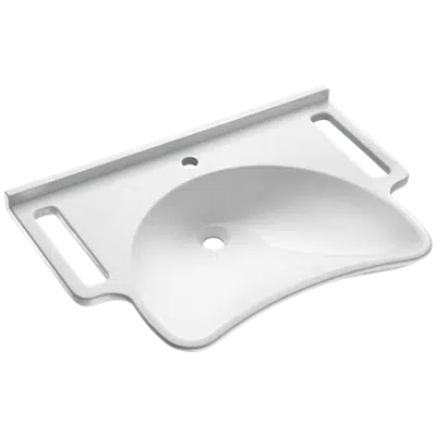 132306 Wall mounted MINERALCAST PMR washbasin