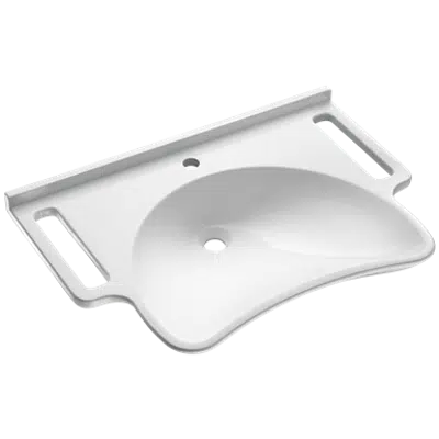 Image for 132306 Wall mounted MINERALCAST PMR washbasin