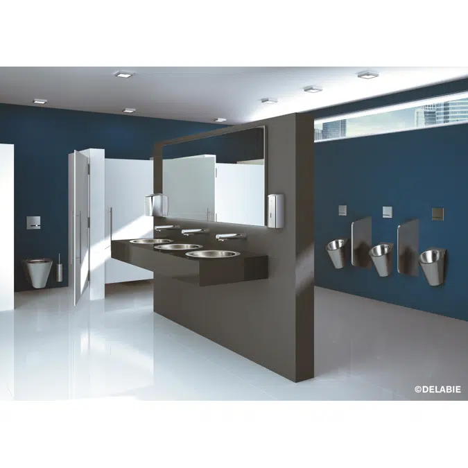 510622BK HIGHFLOW automatic air pulse hand dryer in matte black