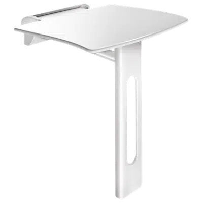 511930W Be line removable lift up shower seat with leg için görüntü