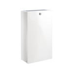 6612 wall-mounted bin with lid and lock, 16 litres