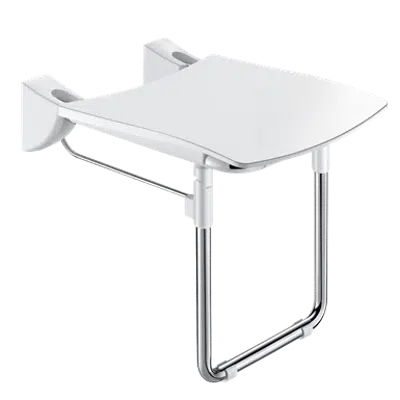 510430 Lift-up Comfort shower seat with leg