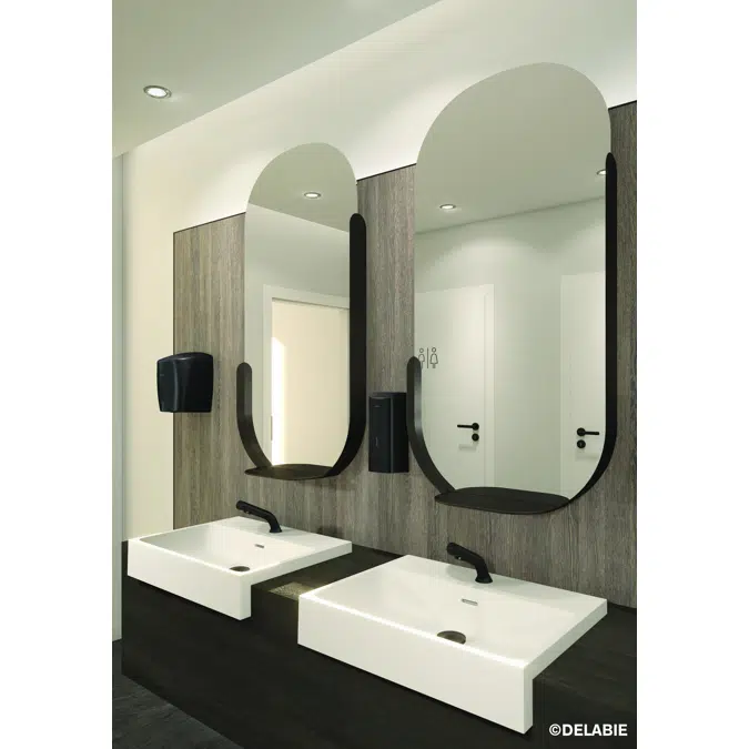 512066BK Wall-mounted electronic liquid soap dispenser, 1 litre
