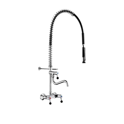 Image for 5634 Wall-mounted pre-rinse set with mixer
