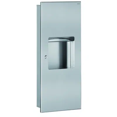 изображение для 510714S Recessed combi paper towel dispenser/bin - 10L