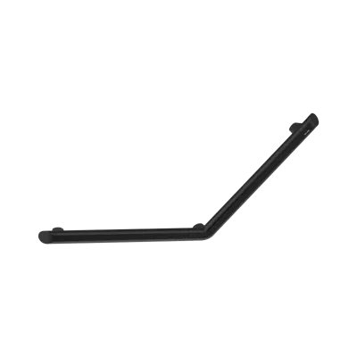 511982BK Be-Line® matte black angled grab bar 135°, 400 x 400mm