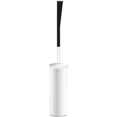 Image for 510051W Wall-mounted toilet brush set with lid and long handle
