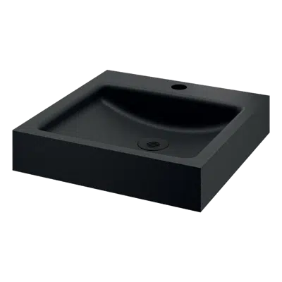 121830BK UNITO wall mounted washbasin