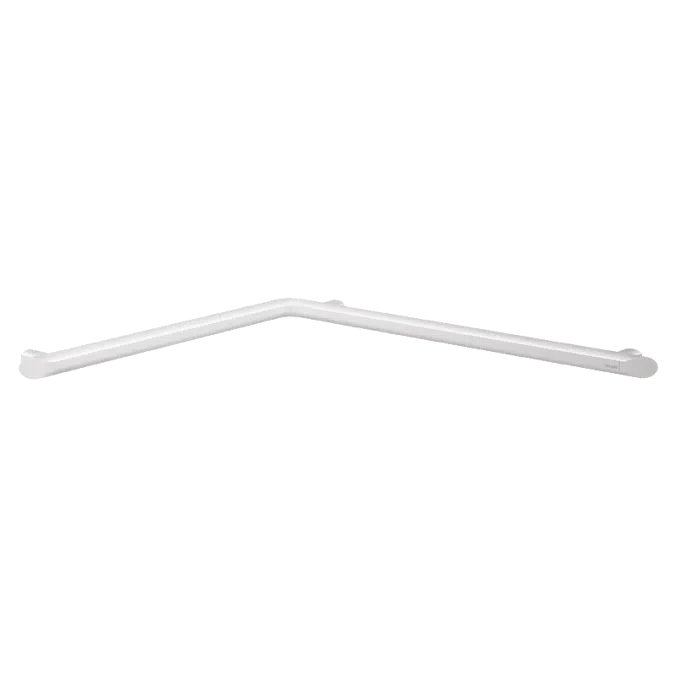 511941W Barre de douche d'angle 2 murs Be-Line® blanc