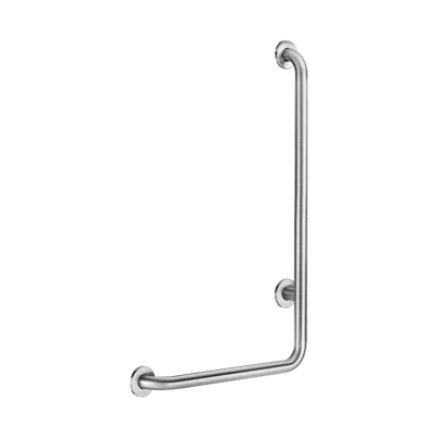 Image for 5070GS L-shaped stainless steel grab bar, satin, H. 750mm