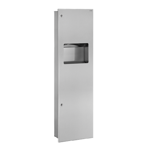 510715s 
recessed combi paper towel dispenser/bin - 30l