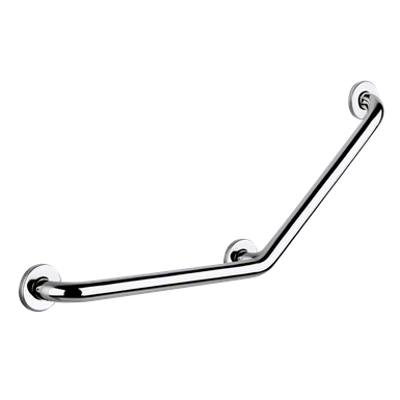 Image for 5082P 
Grab bar 135° 
polished stainless steel 
3 fixing points
