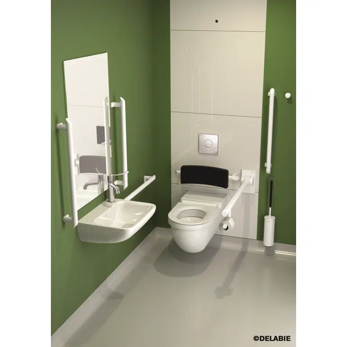 511906MW Be-Line® DOC M grab bar matte white, 600mm