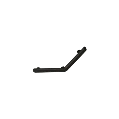 511983BK Be-Line® matte black angled grab bar 135° 220 x 220 mm
