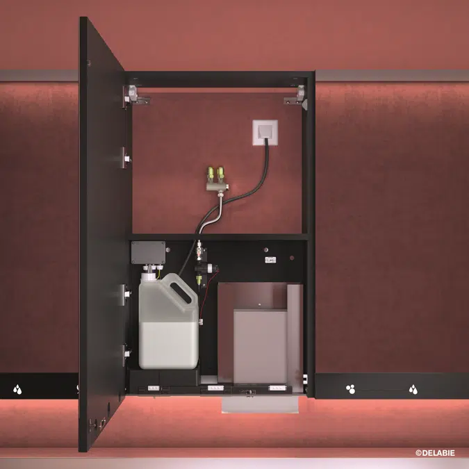 510210 Mirror cabinet with 3 functions