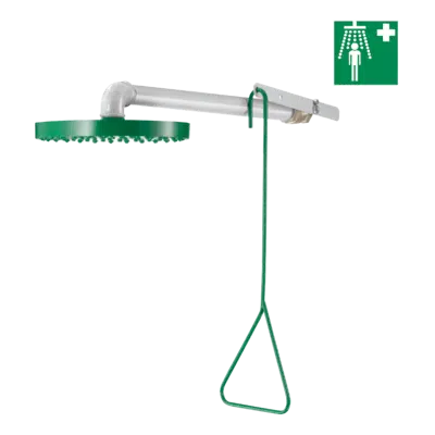 9108 Wall-mounted safety shower