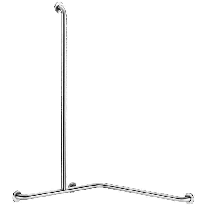 5481DP2 Angled shower grab bar with vertical bar