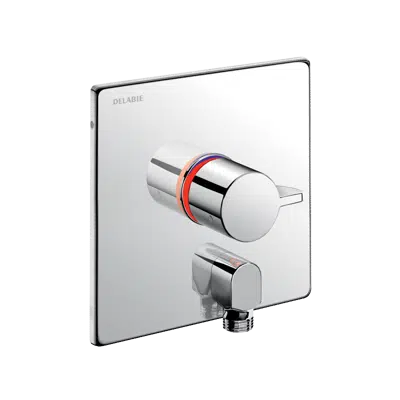 H9633 Recessed sequential thermostatic shower mixer