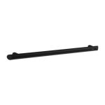 511906bk be-line® matte black straight grab bar