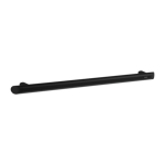 511906bk be-line® matte black straight grab bar