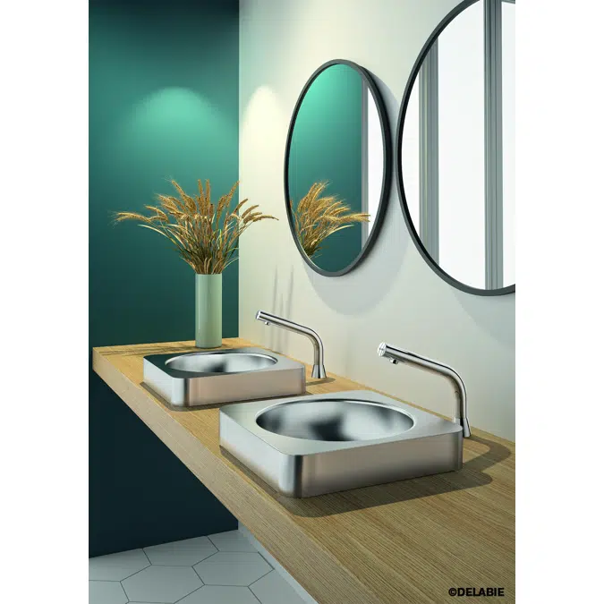 120650 Countertop QUADRA washbasin