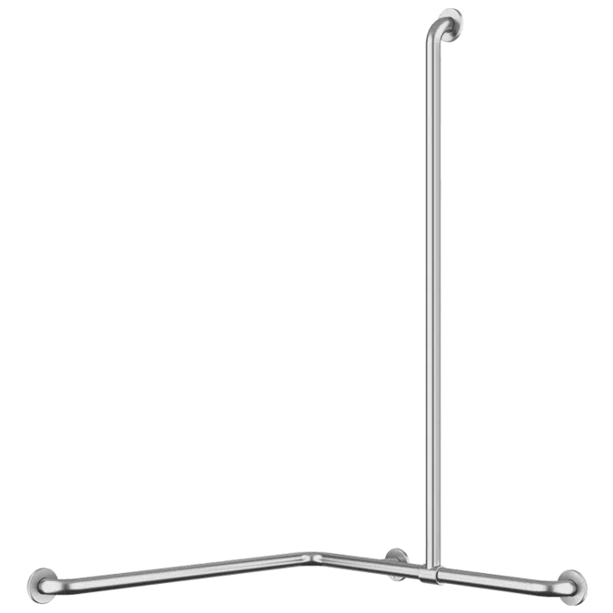 5481S Corner grab bar with sliding vertical bar