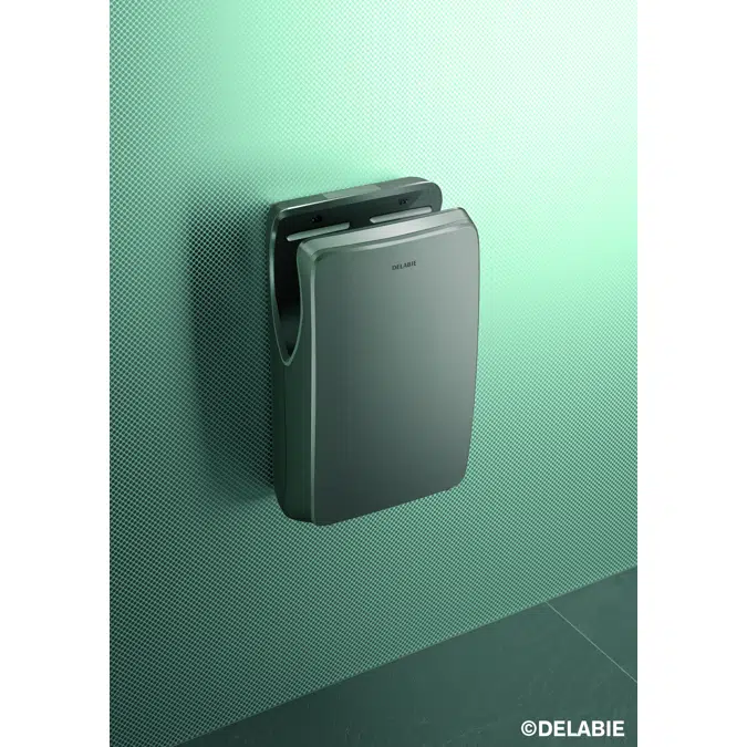 510624C SPEEDJET 2 anthracite air pulse hand dryer, with HEPA filter