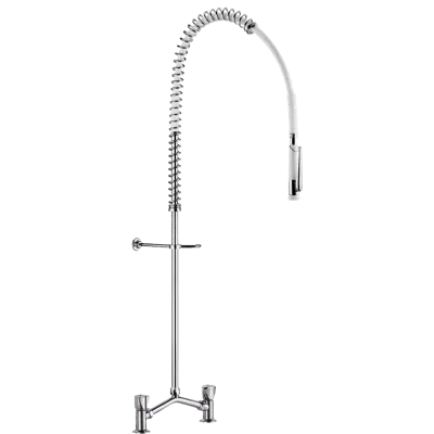 G6533 Twin hole pre-rinse set with mixer图像