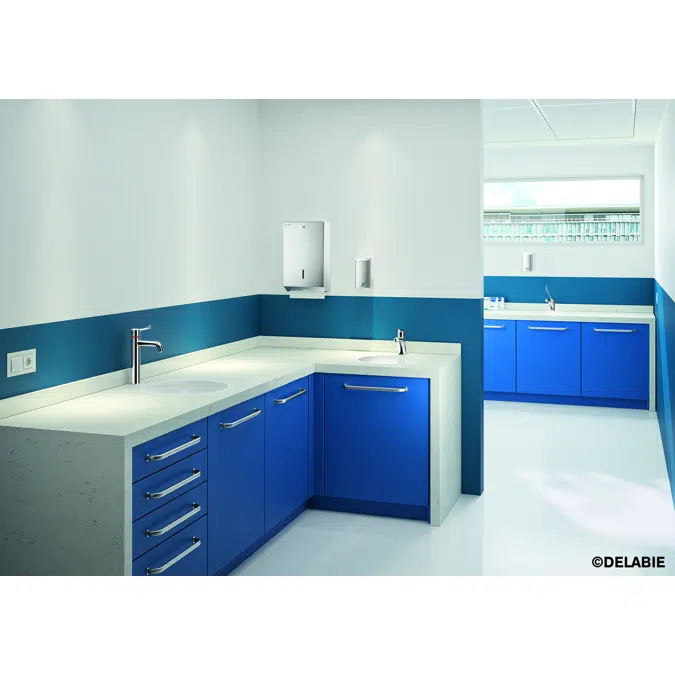 H96251 SECURITHERM BIOCLIP sequential thermostatic sink mixer