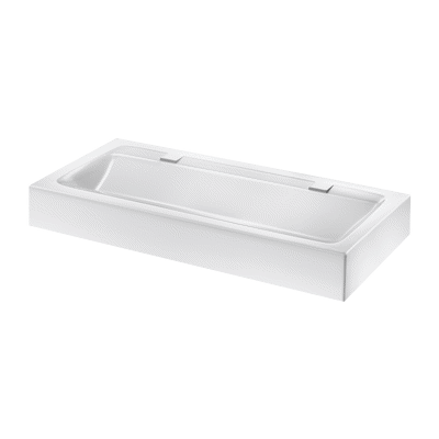 Image for 454120 Wall-mounted MINERALCAST wash trough