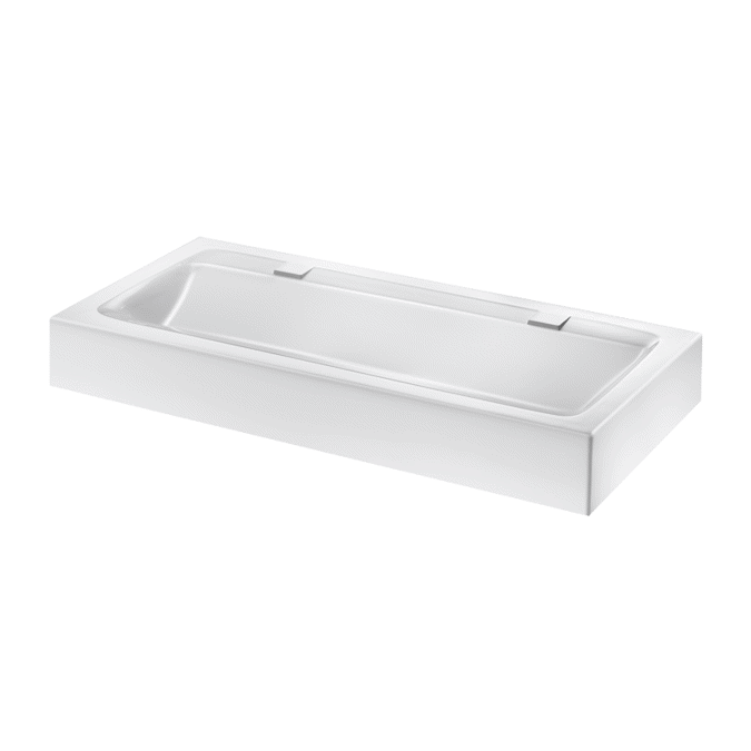 454120 Wall-mounted MINERALCAST wash trough
