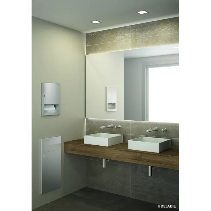 512111PUK Cross wall electronic, liquid or foam soap dispenser