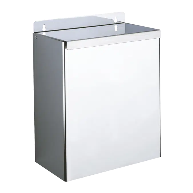 BIM objects Free download! 462 Wallmounted bin with lid BIMobject