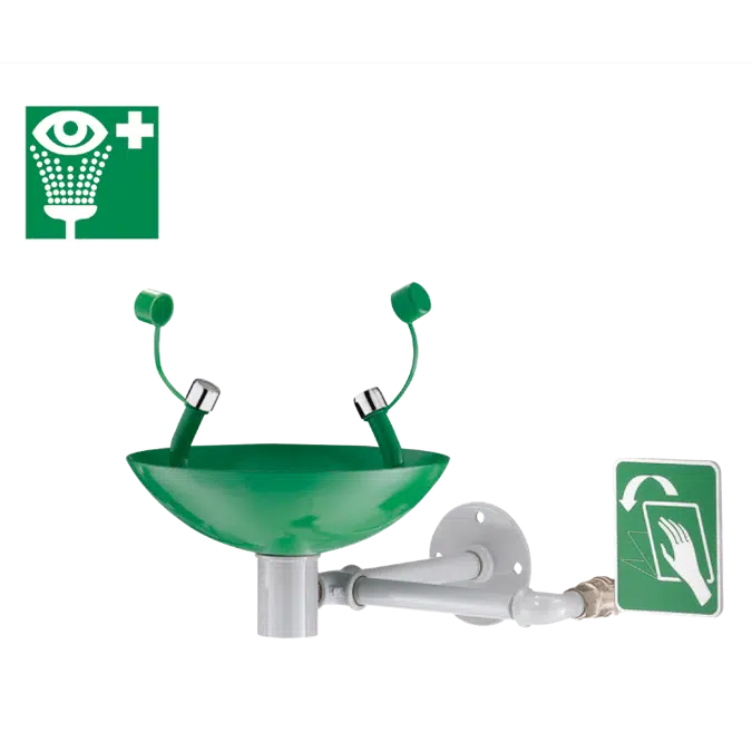 9102 Wall-mounted eye wash station