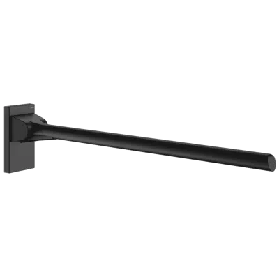 511964BK Be-Line drop-down support rail, L. 850 mm, matte black
