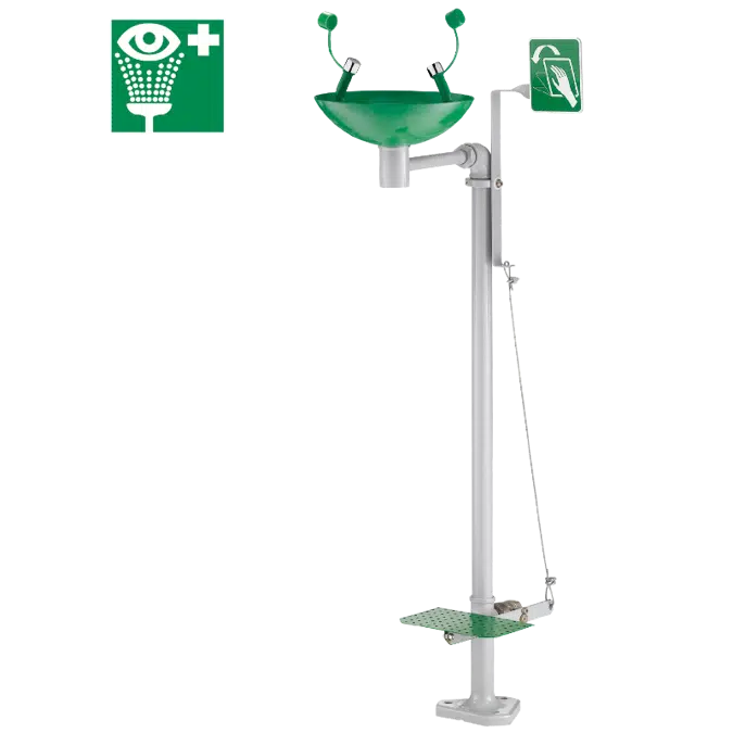 9201 Free-standing eye wash station