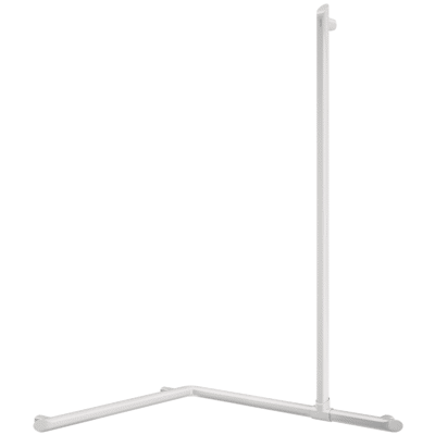 Image for 511949W Be-line® corner grab bar with sliding vertical rail