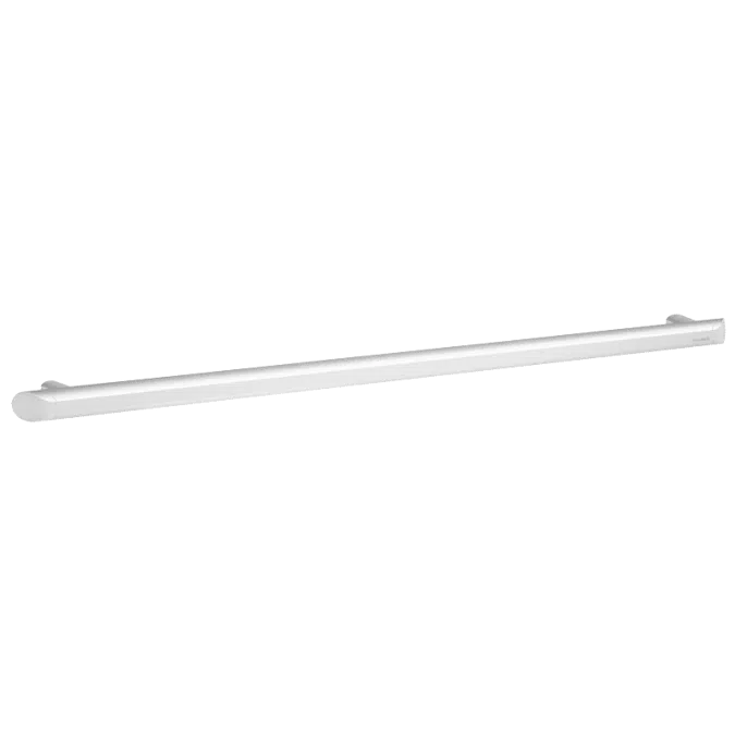 511909W Be-Line® matt white straight grab bar
