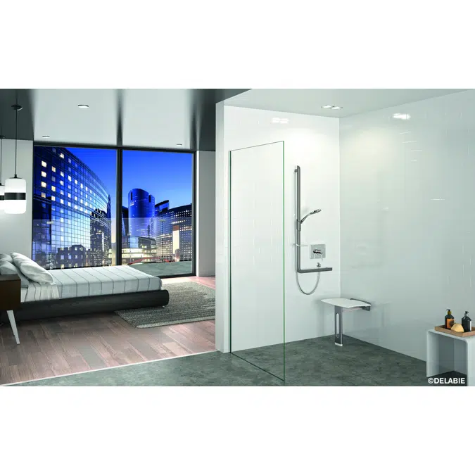 511911C Be-Line® anthracite sliding shower head holder