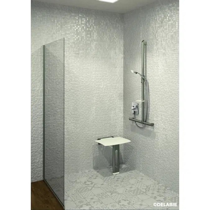 511911C Be-Line® anthracite sliding shower head holder