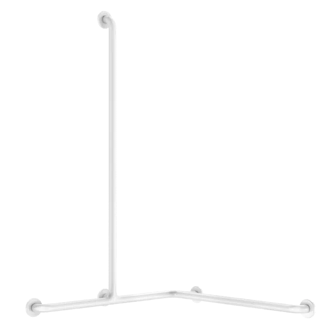 5490N Corner shower grab bar with vertical bar