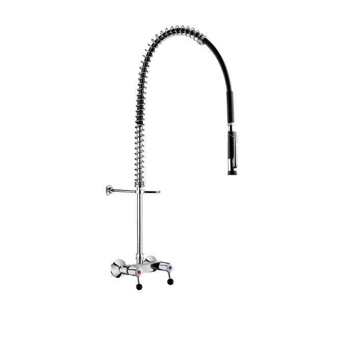 5636 Wall-mounted pre-rinse set with mixer