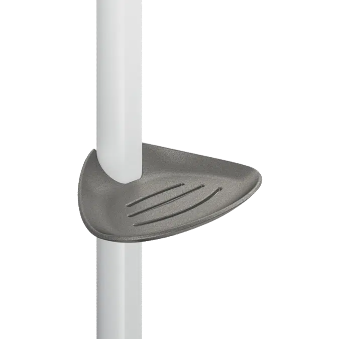 511912C Soap dish for Be-Line® grab bars, sliding, grey