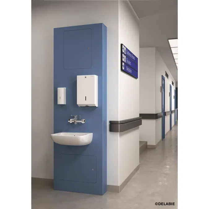 510581 Wall-mounted liquid soap dispenser, 1 litre