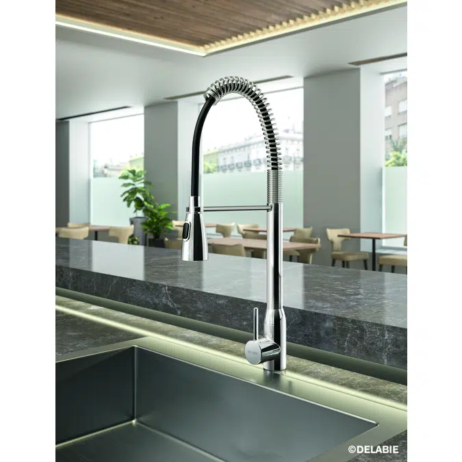 5526 Niedrige Geschirrspülbrause-Garnitur mit Einhebelmischer