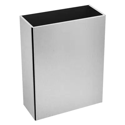 510463S Wall-mounted 304 stainless steel bin, 38 litres