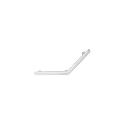 511983W Be-line® matte white angled grab bar 135°, 220 x 220mm