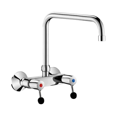 kuva kohteelle 5647T3 Wall-mounted twin hole mixer - 60 lpm